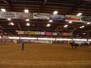 Our banner in the center