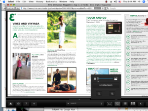 our Yoga & Wine was featured in the AUG 2011 edition of Wine Enthusiast!