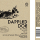 white wine dappled doe label